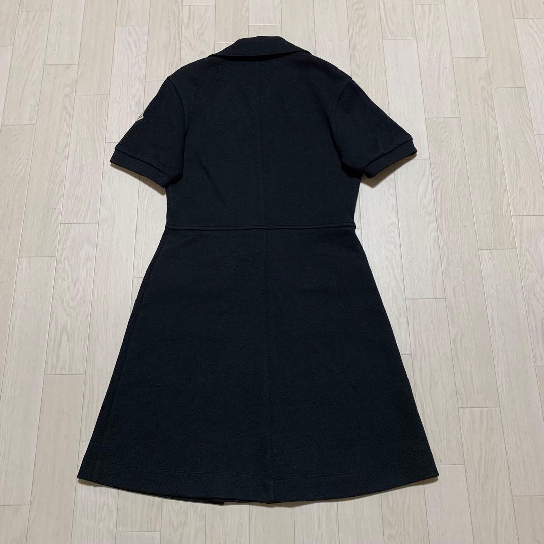 極美品〕MONCLER 2023 ポロドレス ブラックS 国内正規品 4P46 - メルカリ