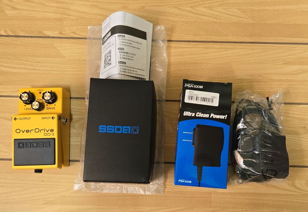 BOSS OverDrive OD-3 ギターエフェクター PSA100Sセット Amazon | BOSS OverDrive OD-3 + PSA-100S2 + マークスオリジナル
