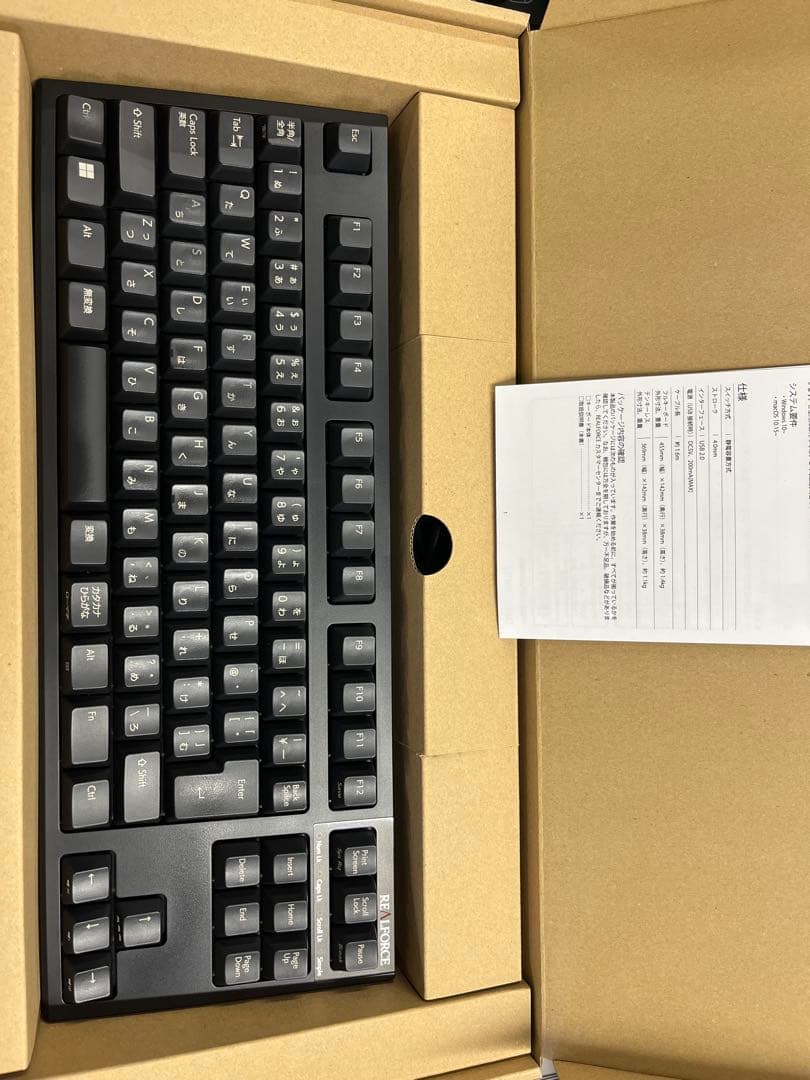 REALFORCE R3S 45g 日本語 キーボード REALFORCE R3S 45g荷重/静音(英語配列)(Windows) ブラック