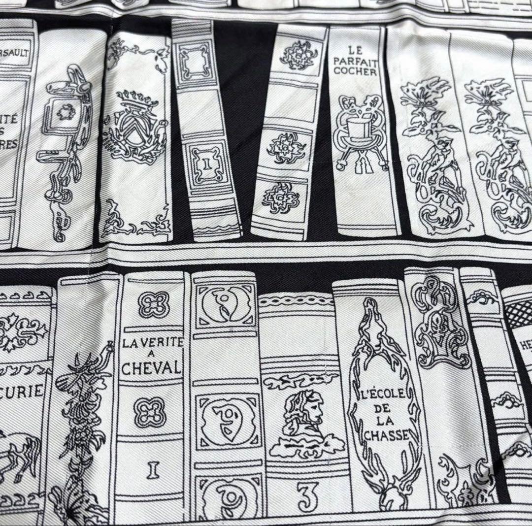 HERMES/エルメス カレ45 図書館 シルク スカーフ c_148 - メルカリ