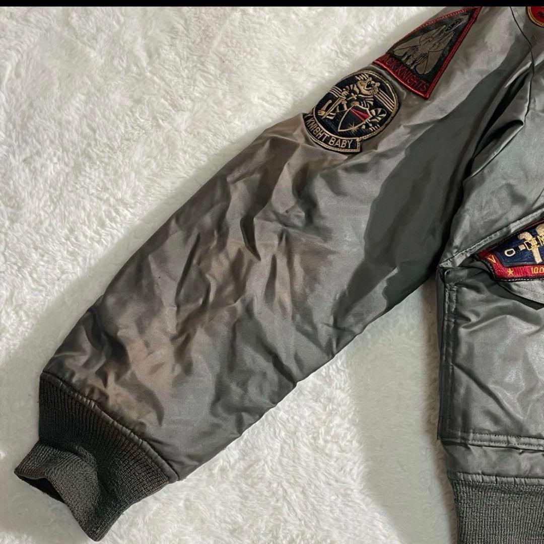 実物 ALPHA CWU-45P N‐2B SCOVILL フライトジャケット