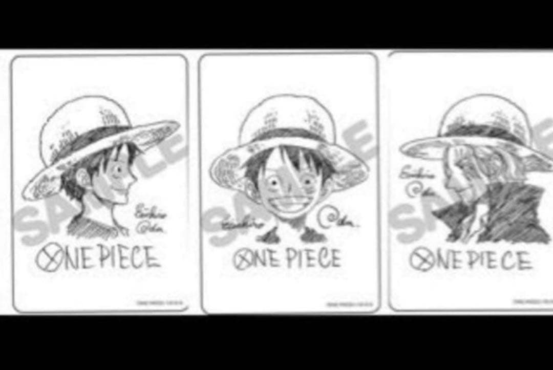 2022 ナツコミ ワンピース ダブルステッカー 3種 コンプリート ワンピース ナツコミ2022 ONE PIECE 特製ダブルステッカー 尾田栄一郎