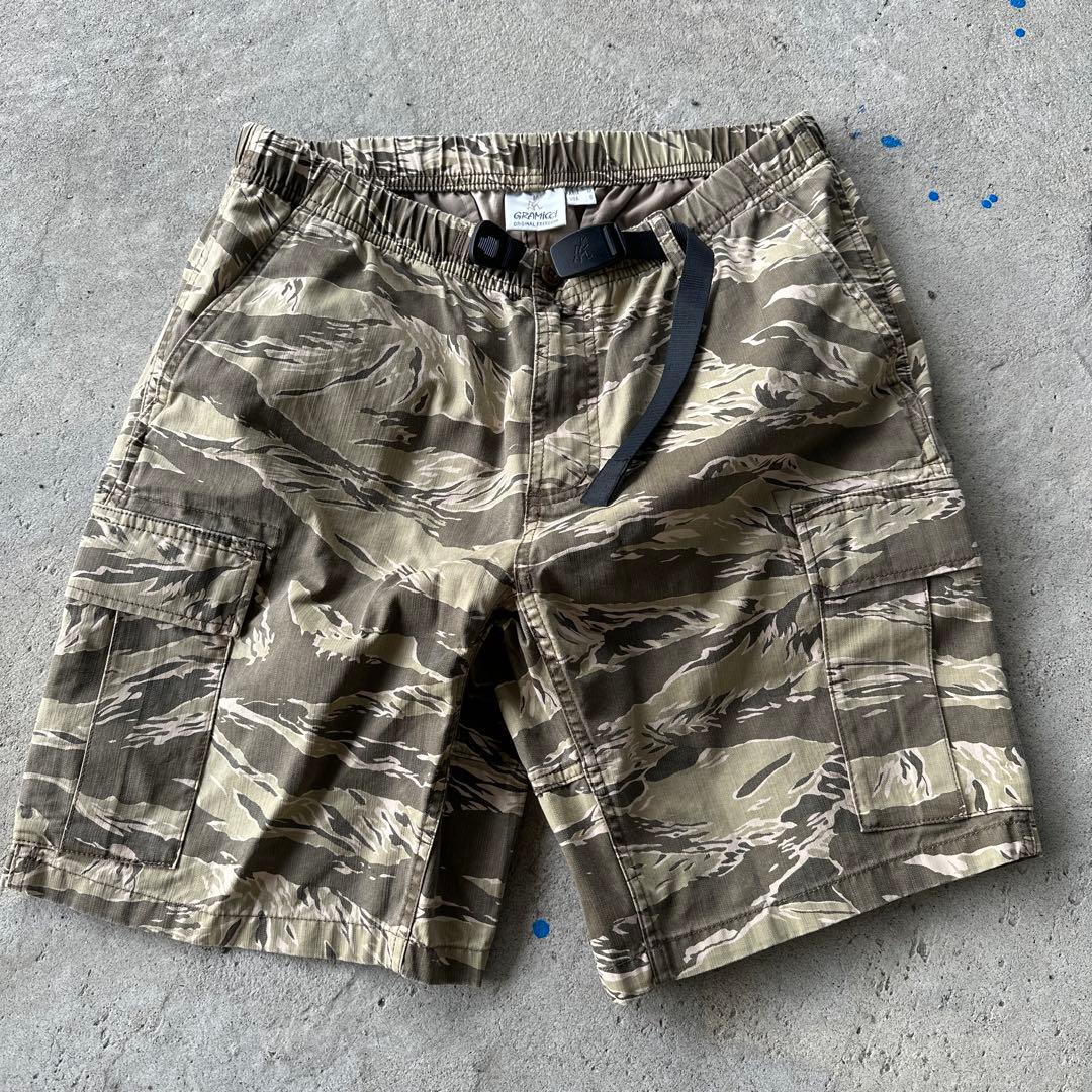 グラミチ×ロンハーマン タイガーカモショーツ 迷彩 - メルカリ