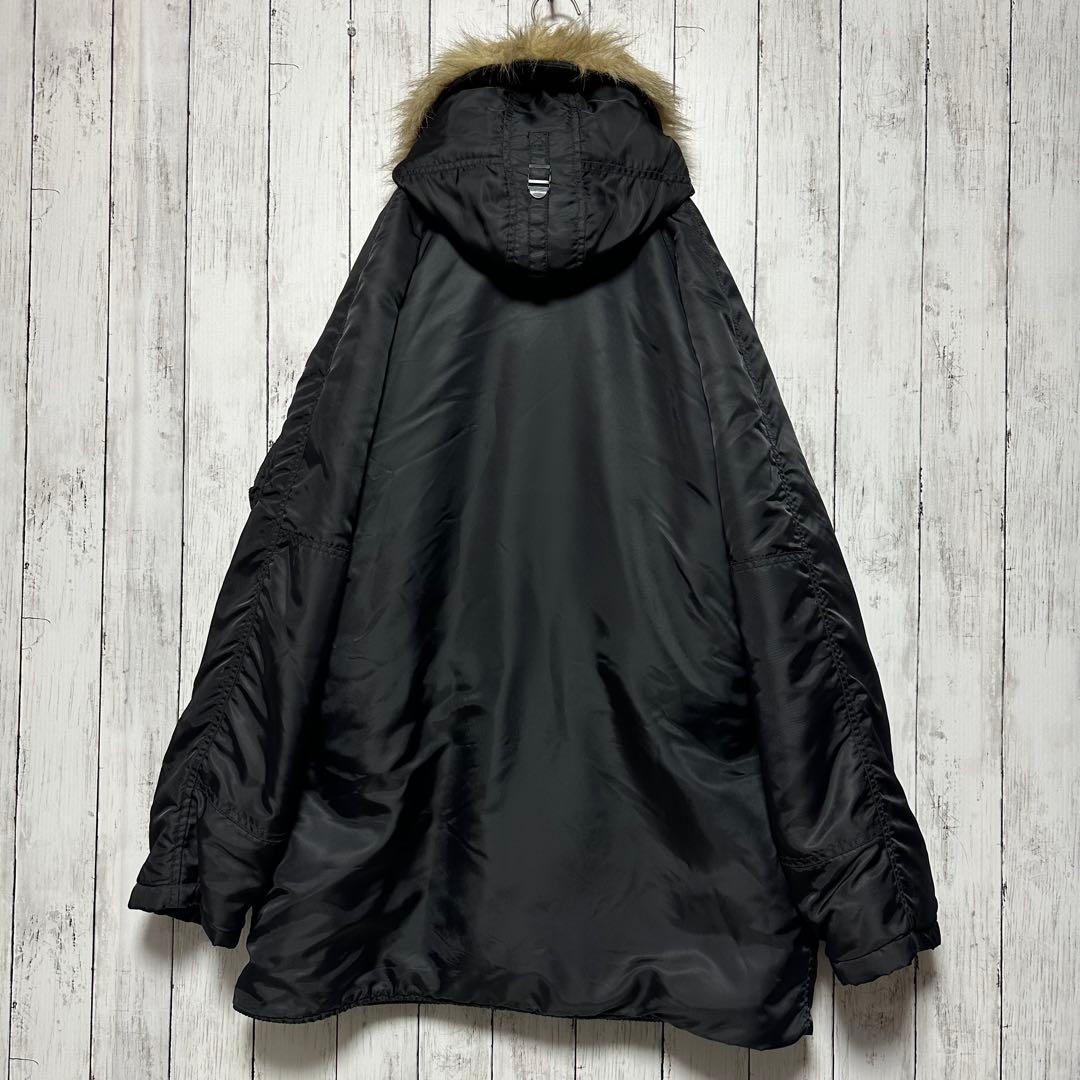 【U.S.AIRFORCE☆N3B】フライトジャケット☆ミリタリー☆ブラック☆L