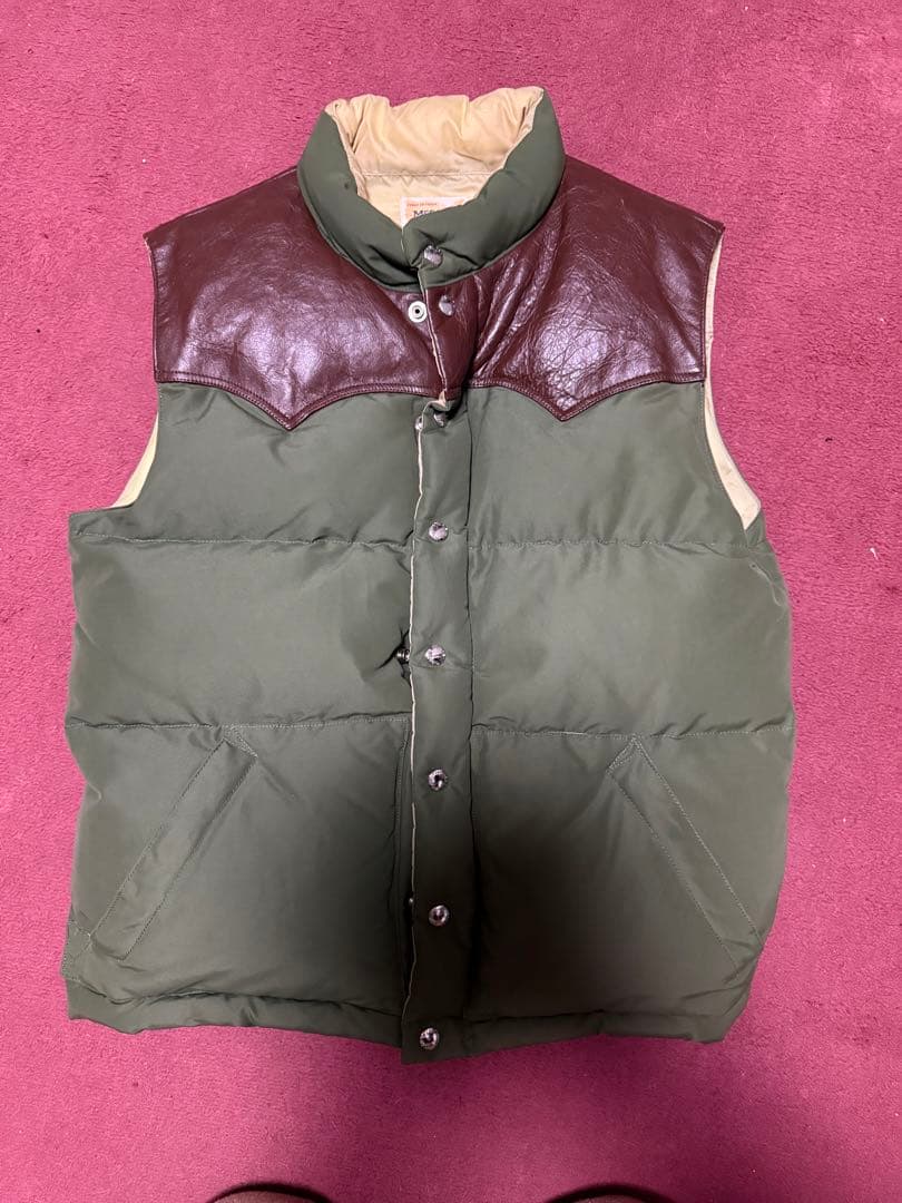 THE REAL McCOY’S ダウンベスト　サイズ40 THE REAL McCOY'S - ザリアルマッコイズ ダウンベスト サイズ40の通販