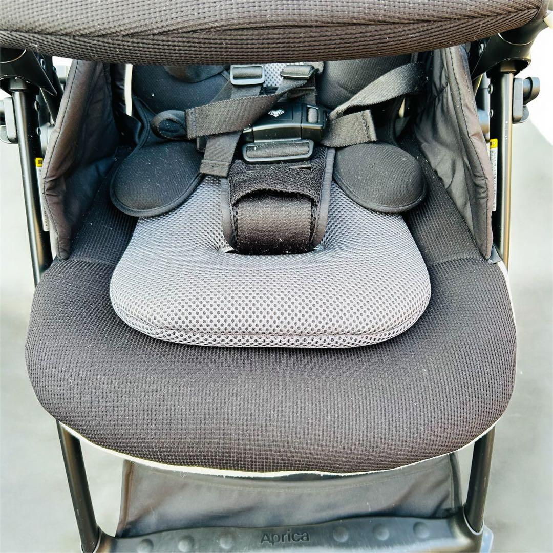 美品】Aprica ラクーナ ビッテ クッションレザーハンドル A型 - メルカリ