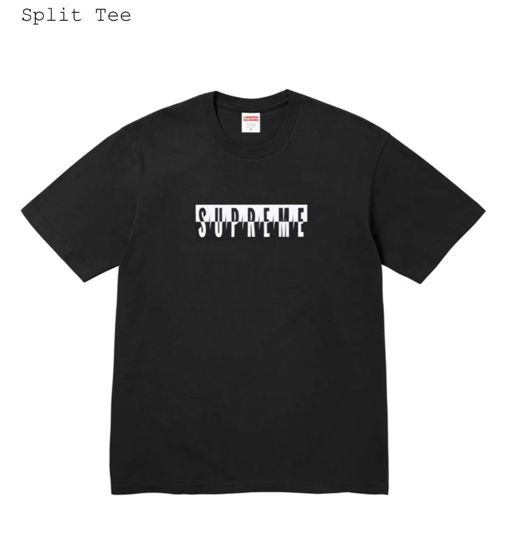 木村拓哉着用 supreme Split Tee ブラック Lサイズ - メルカリ