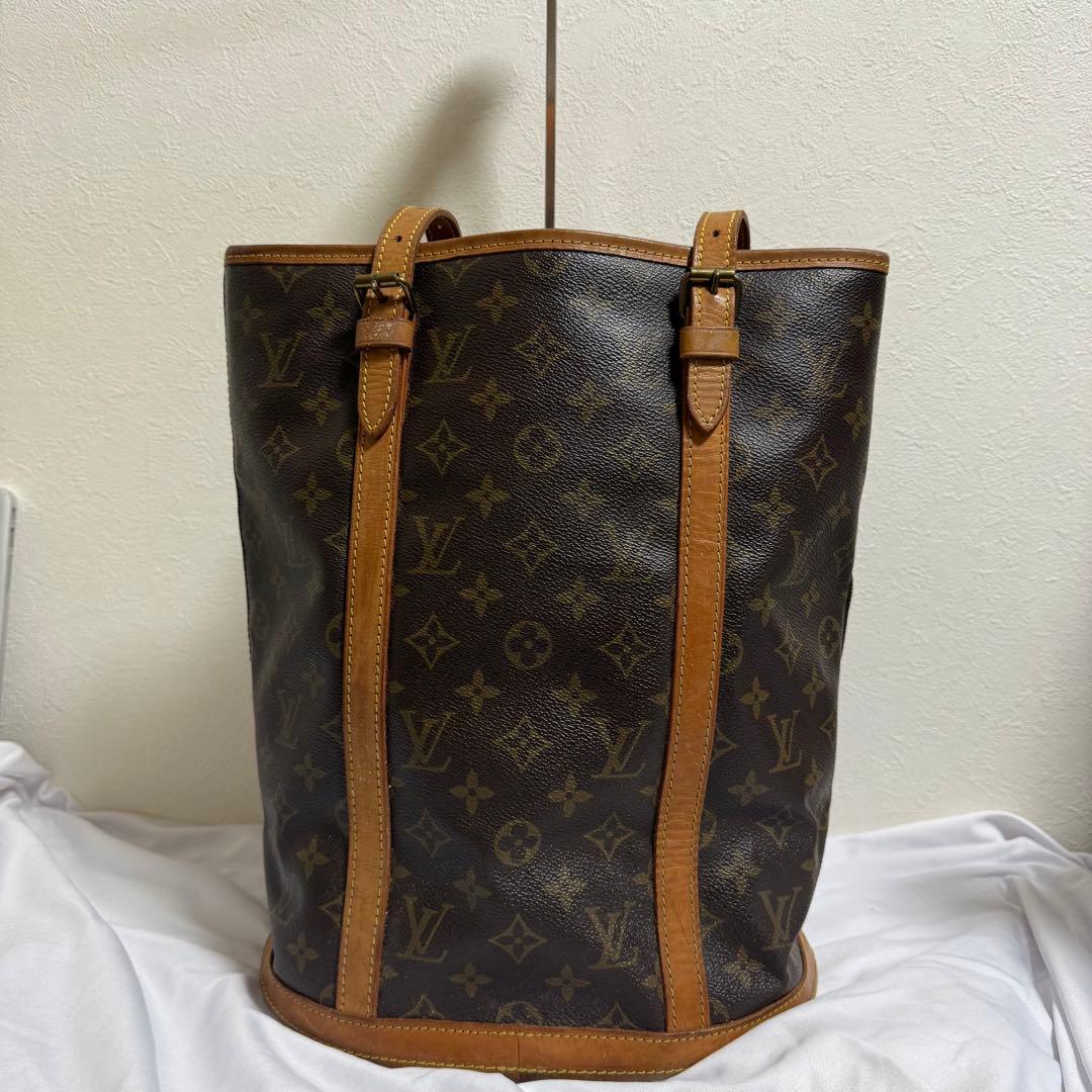 VUITTON ルイヴィトン　モノグラム　バケットGM LOUIS VUITTON】【バケツ型バッグ】ルイヴィトン『モノグラム バケット