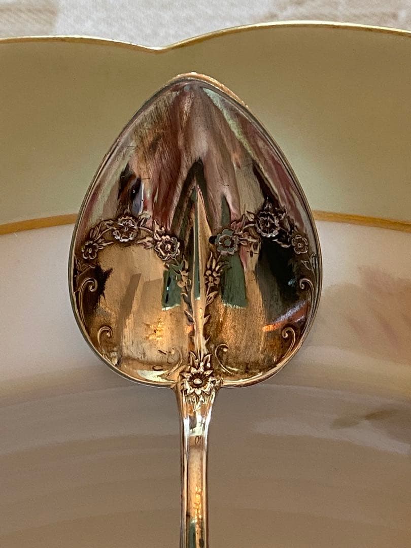 米国】純銀 スターリングシルバー／スプーン 3本