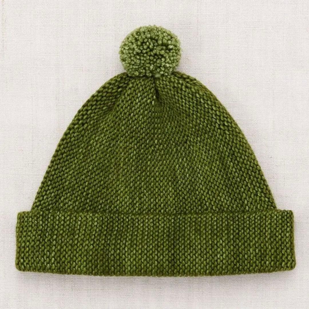 Misha & Puff Garter Hat ニット帽 Basil Misha & Puff / Garter Hat - Linden | hi heidi