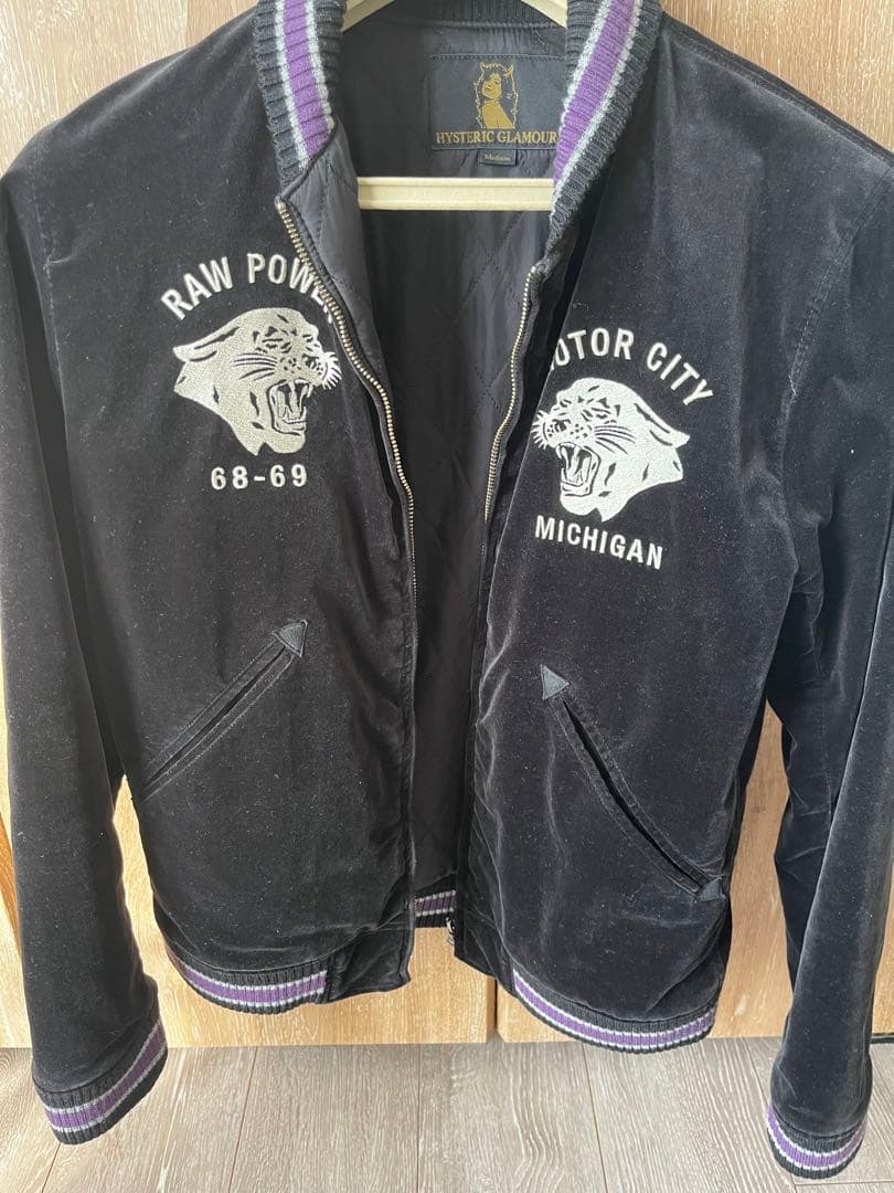 ヒステリックグラマー スカジャン ベロア - メルカリ