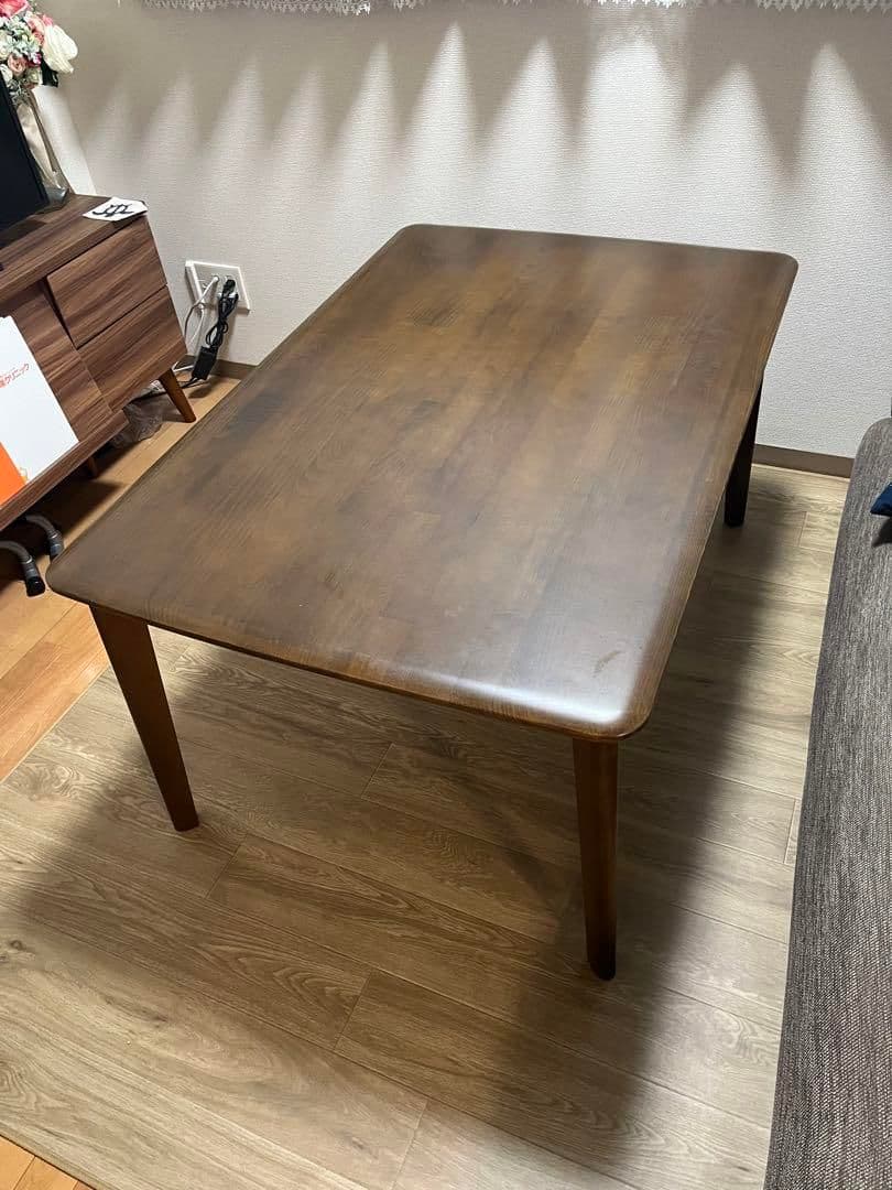 座間市相模が丘現地引取 ニトリ ダイニングテーブル 130×80×高さ70 座間市相模が丘現地引取 ニトリ ダイニングテーブル 130×80×高さ70