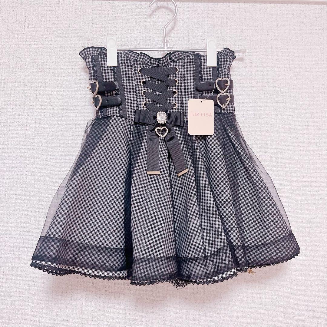 新品未使用 LIZLISA レースアップコルセットライクスカパン - メルカリ