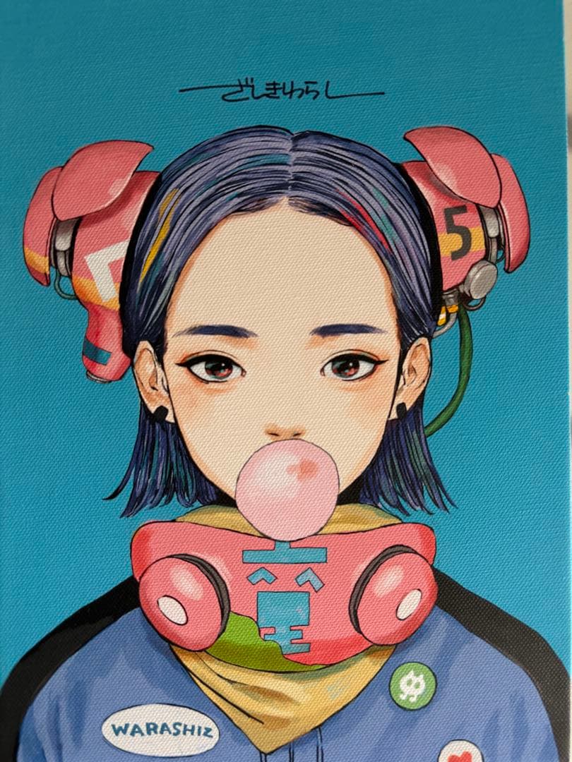 ざしきわらし サイン入りキャンバスプリント - メルカリ