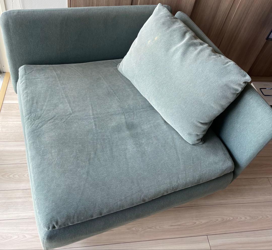 祝日値下）ソーデルハムン コーナーソファー ターコイズ色 - メルカリ