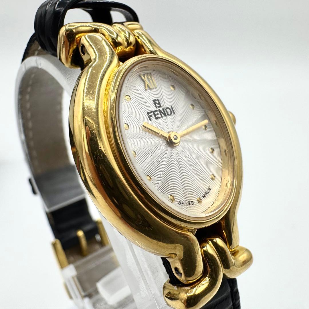 稼働/新品電池◎フェンディ カメレオン チェンジベルト シェル文字盤