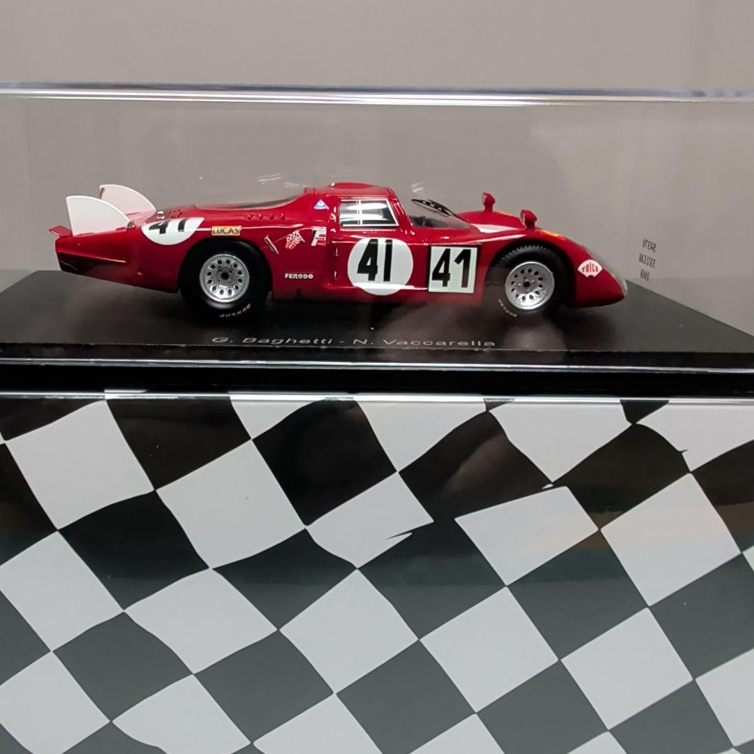 未開封美品】1/43 スパーク アルファロメオ 33/2 LM 1968 - メルカリ