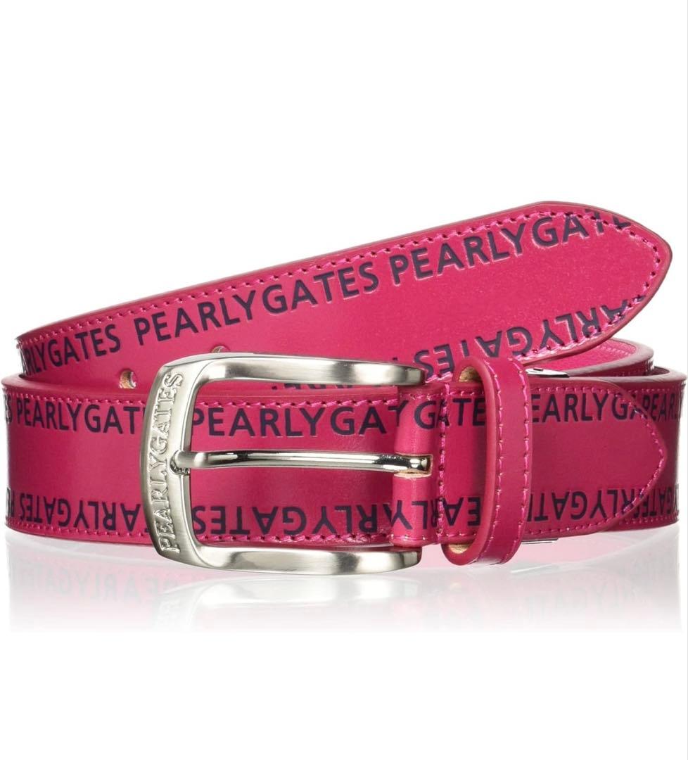【新品 タグ付き 半額】PEARLY GATES ピンク　ベルト ユニセックス 0000789904_p01_01.jpg