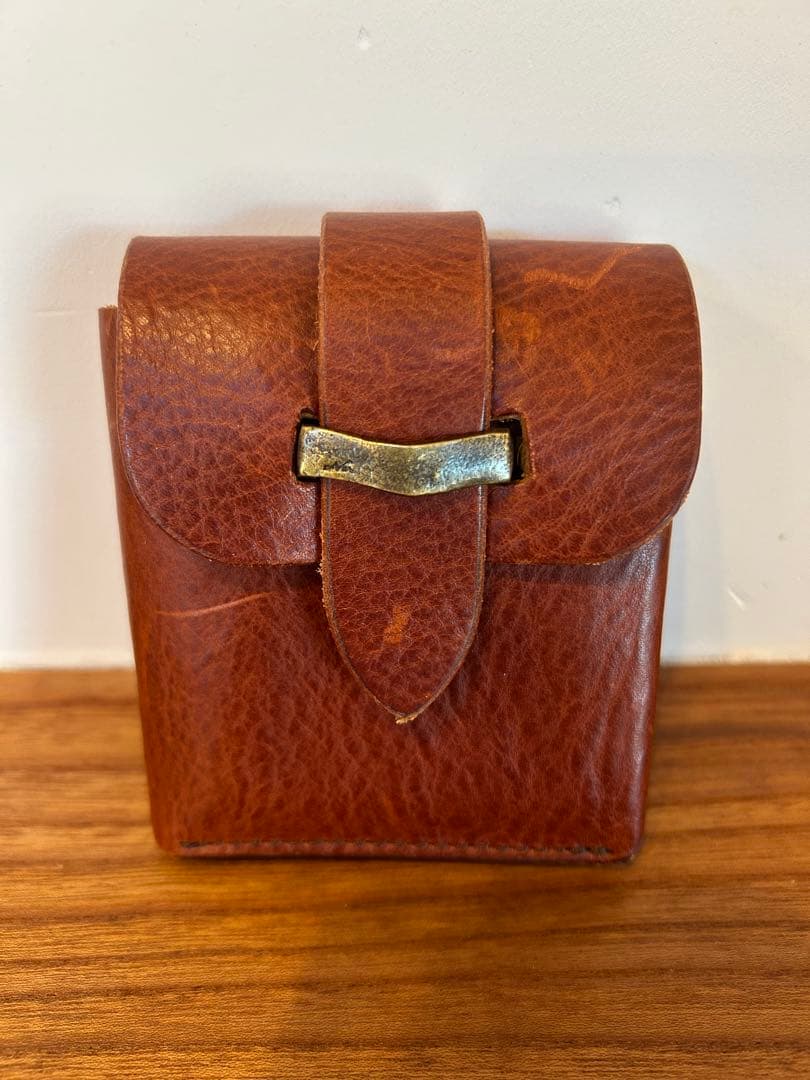 池之端銀革店 Haru Garson Compact Wallet