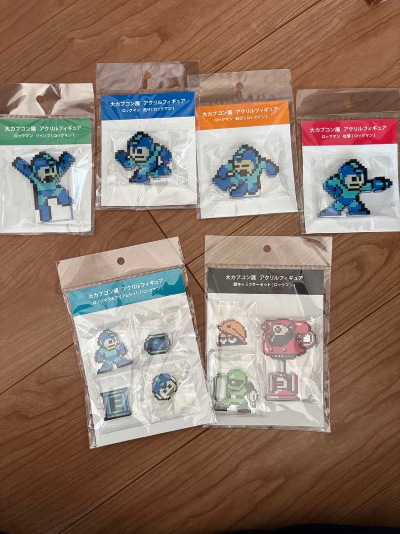 大カプコン展】ロックマン アクリルフィギュアコンプリートセット