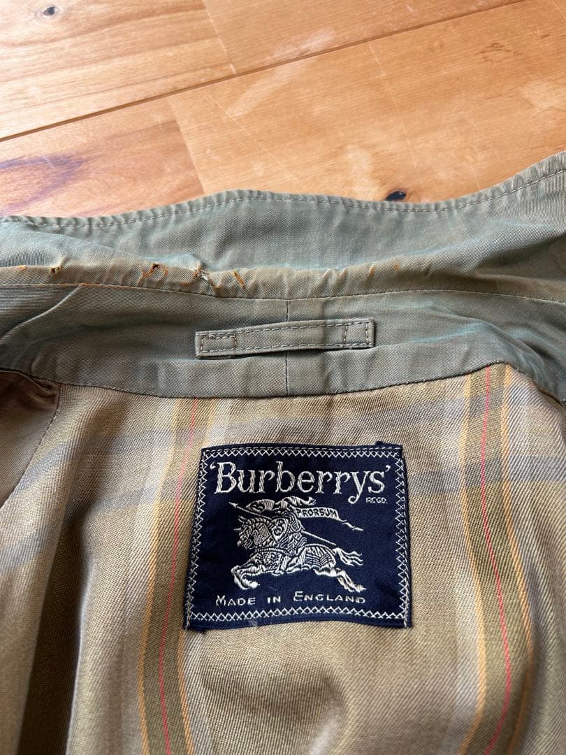 Burberrys 一枚袖 コマンダー2 玉虫色 英国製 ビンテージコート - メルカリ