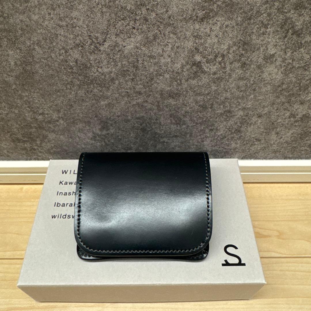 WILDSWANS CASA カーサ コードバン×型押しサドル インテンスブルー