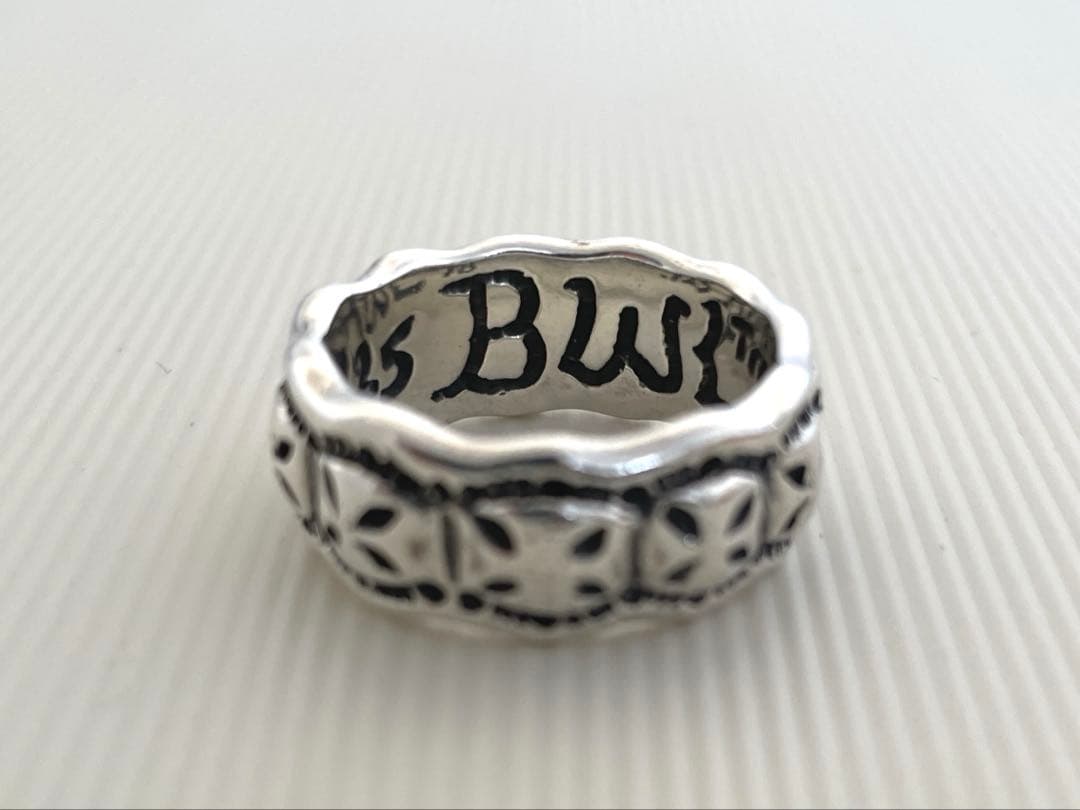 マ*ル様 Bill Wall Leather BWL ミニクロスシルバーリング r323-01.jpg