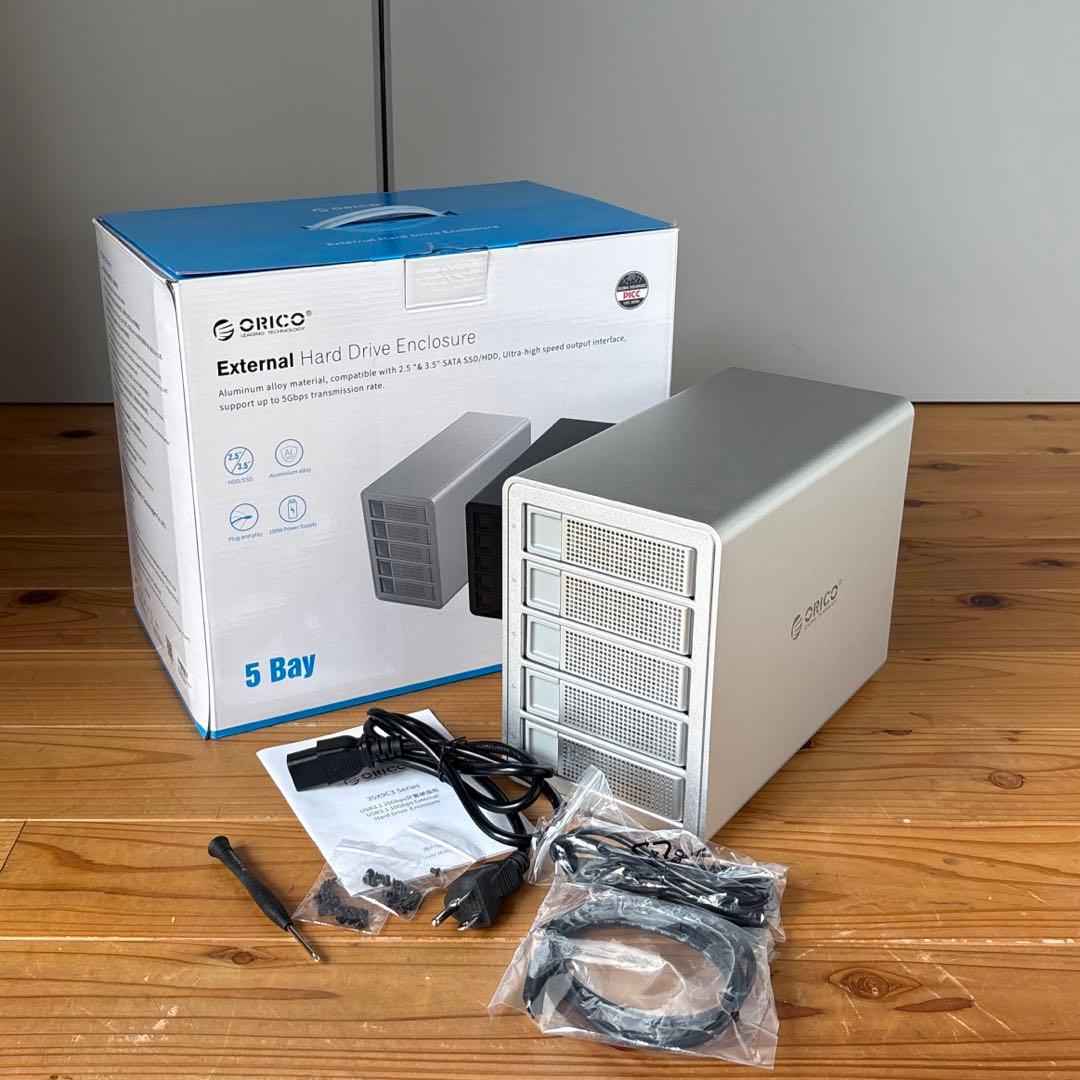 新品　開封済みORICO ハードディスクケース3559C3-SV 61fvPOzJdpL._AC_UF894,