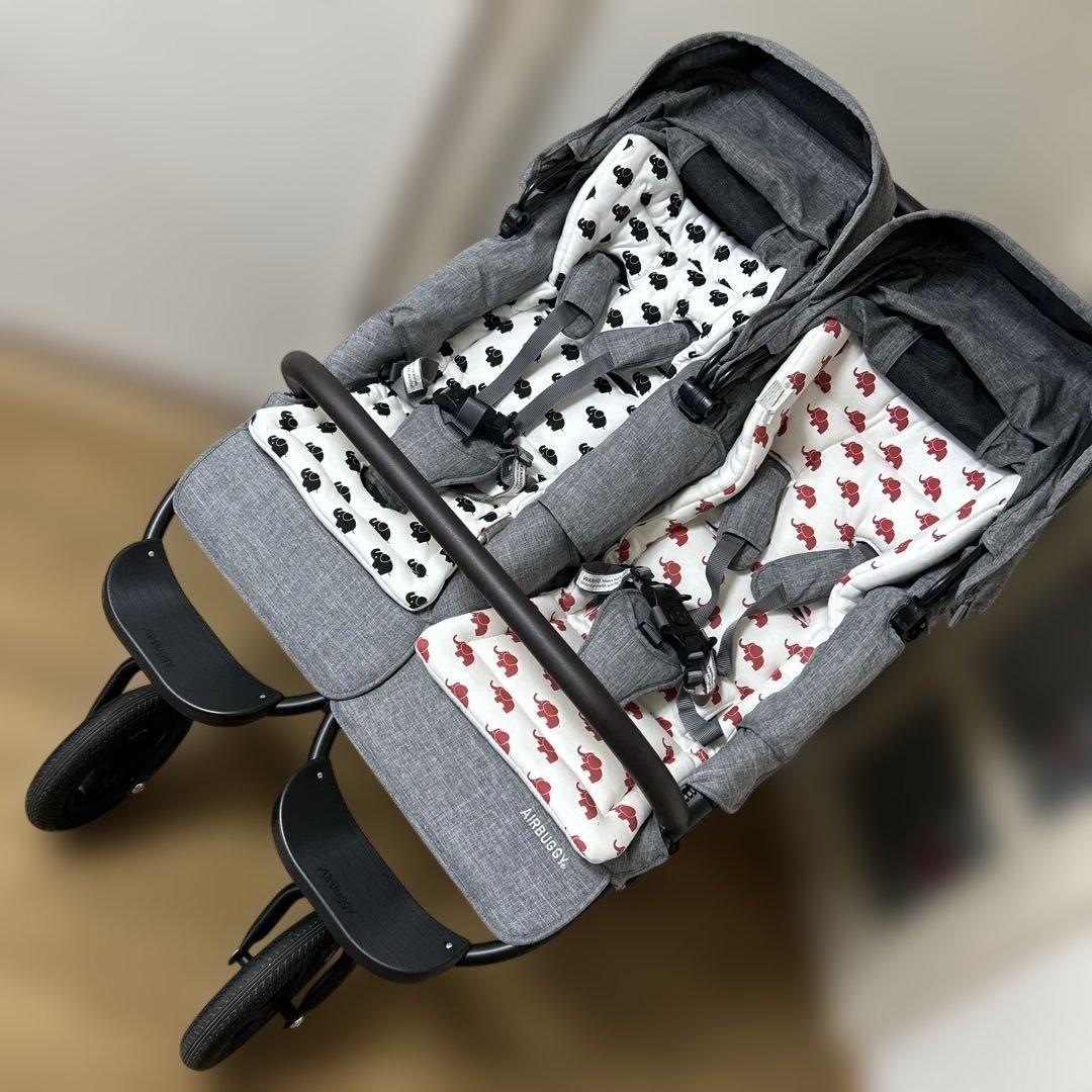 お値下げ　美品　エアバギー ココダブル EX フロムバース　マット付き エアバギー AirBuggy ココ ダブルEX フロムバース クローバー 通販
