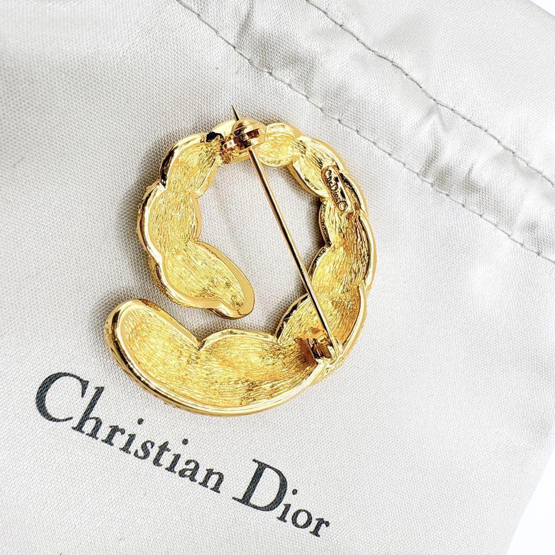 2696 極美品✨Dior ブローチ CD ロゴ 希少 刻印