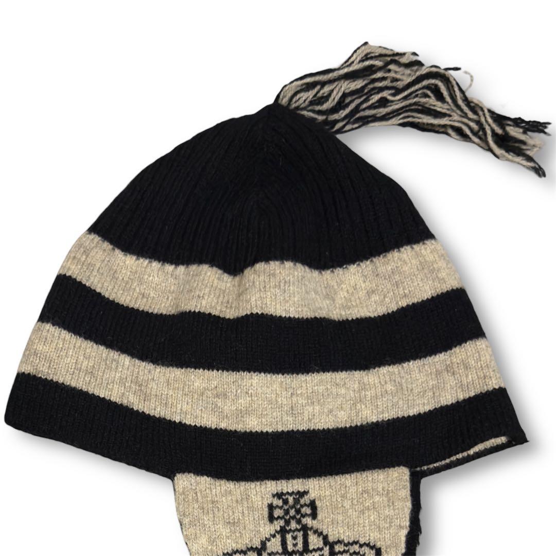 超希少】正規品 廃盤 美品 初期型 ヴィヴィアン耳当て付きニット帽