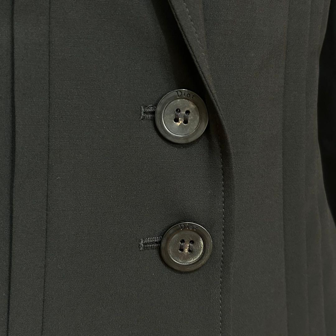 Dior ディオール ガリアーノ期 テーラードジャケット ブラック 38