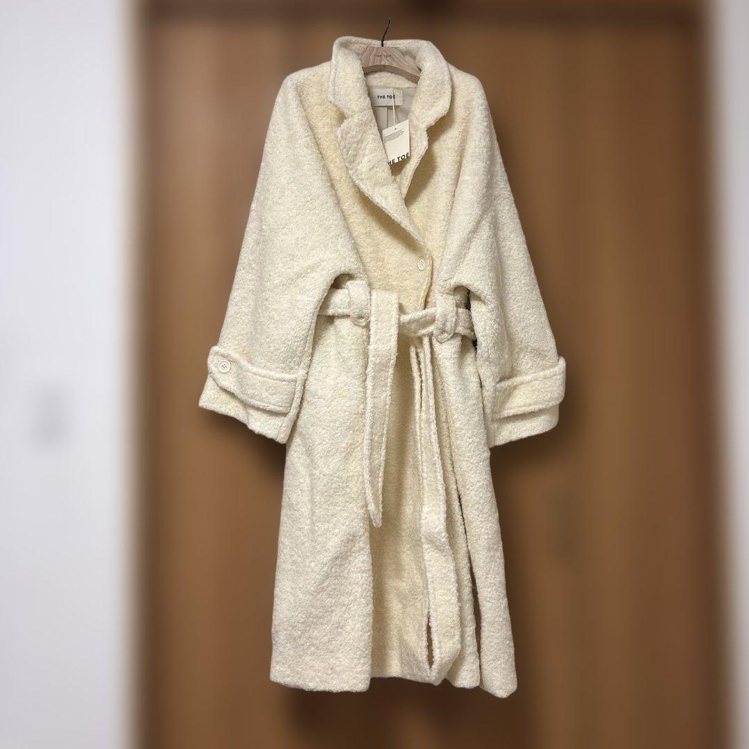 THE TOÉ ダブルチェスターロングコート SiZE M オリジナル