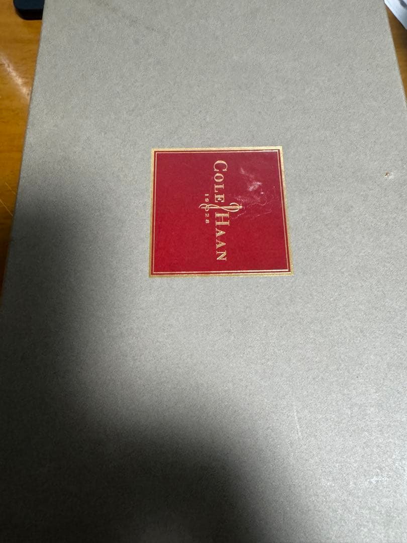 コールハーン　ストレートチップ　レザーソール　未使用品　26.5cm