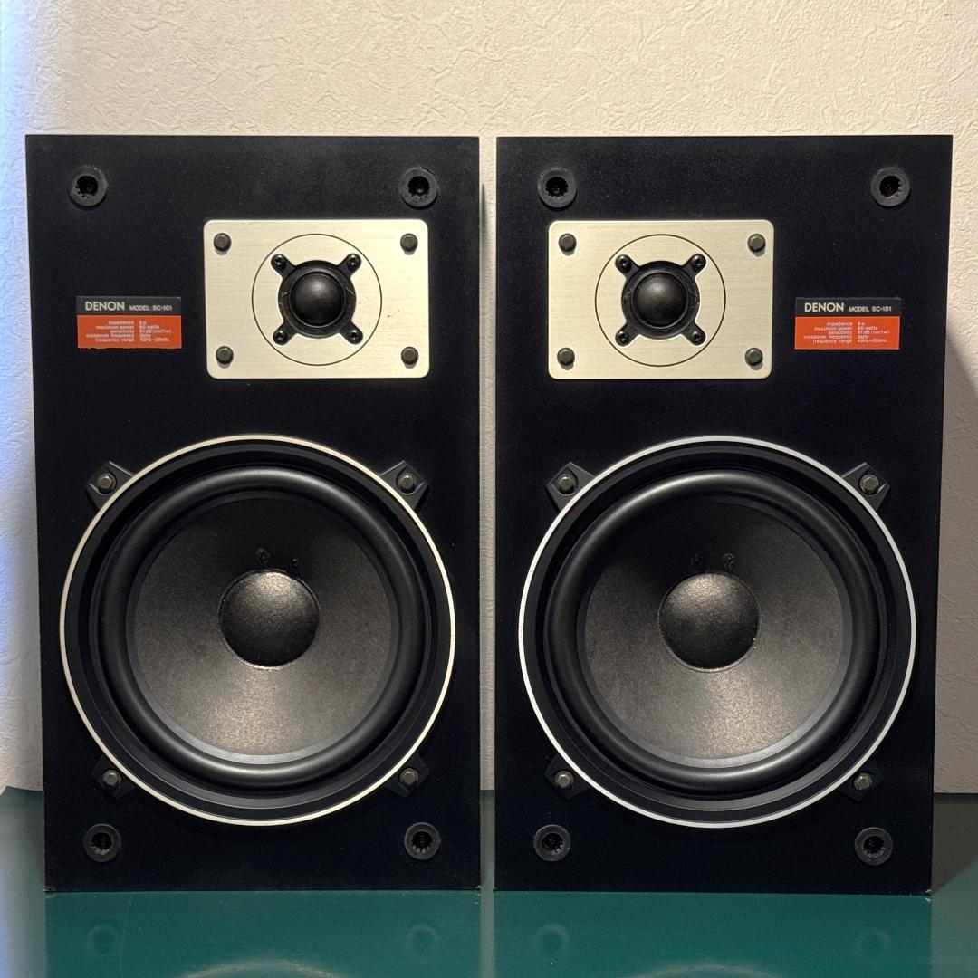 DENON SC-101 2ウェイ・密閉方式 ウーファーエッジ交換済 Yahoo!オークション - DENON SC-101 2ウェイ・2スピーカー・密閉方式・