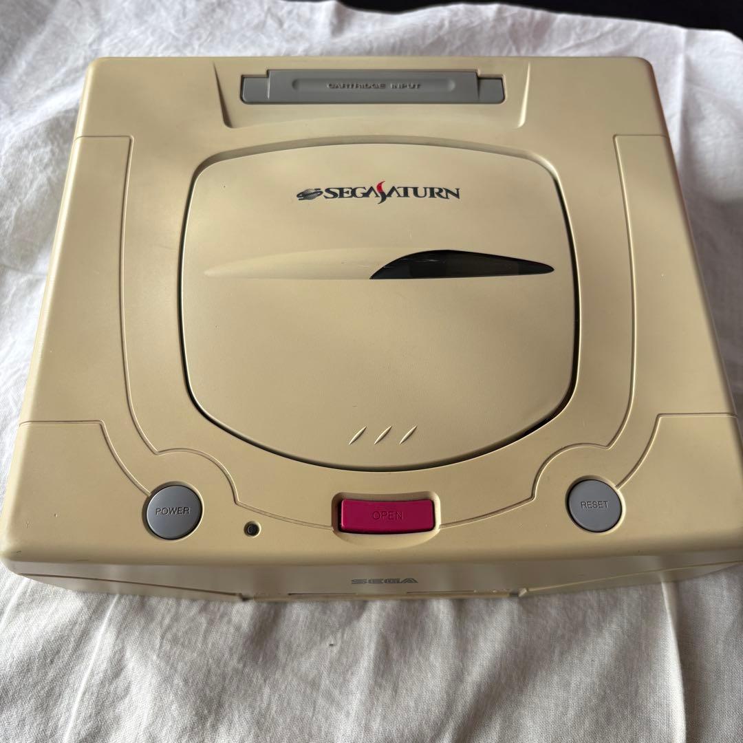 ジャンク品】セガサターン 本体 クリーム色 - メルカリ