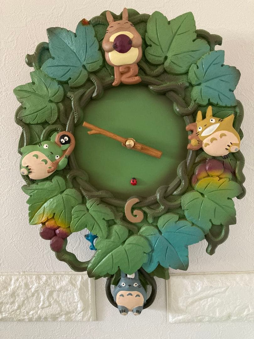 ジブリ　となりのトトロ　壁掛け時計　振子 掛け時計 となりのトトロ 振子時計 トトロ （ アナログ 時計 壁掛け