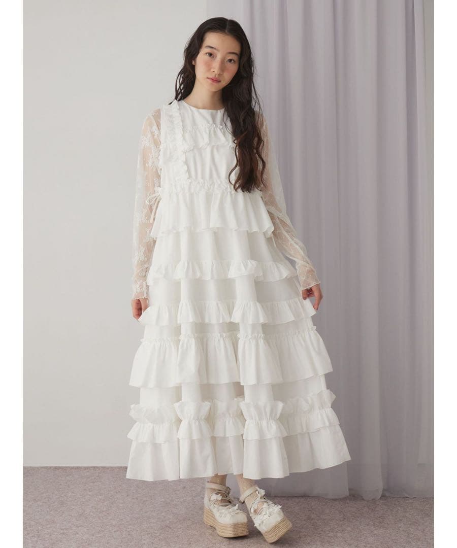 merry jenny フリルティアードワンピース merry jenny（メリージェニー） ワンピース フリルティアード