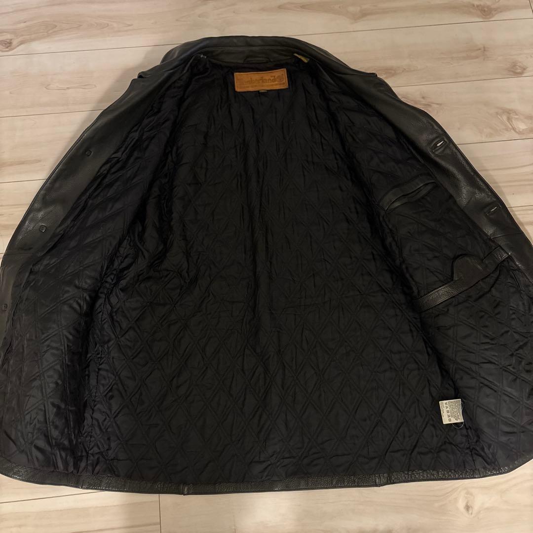 timberland レザー カーコート - メルカリ