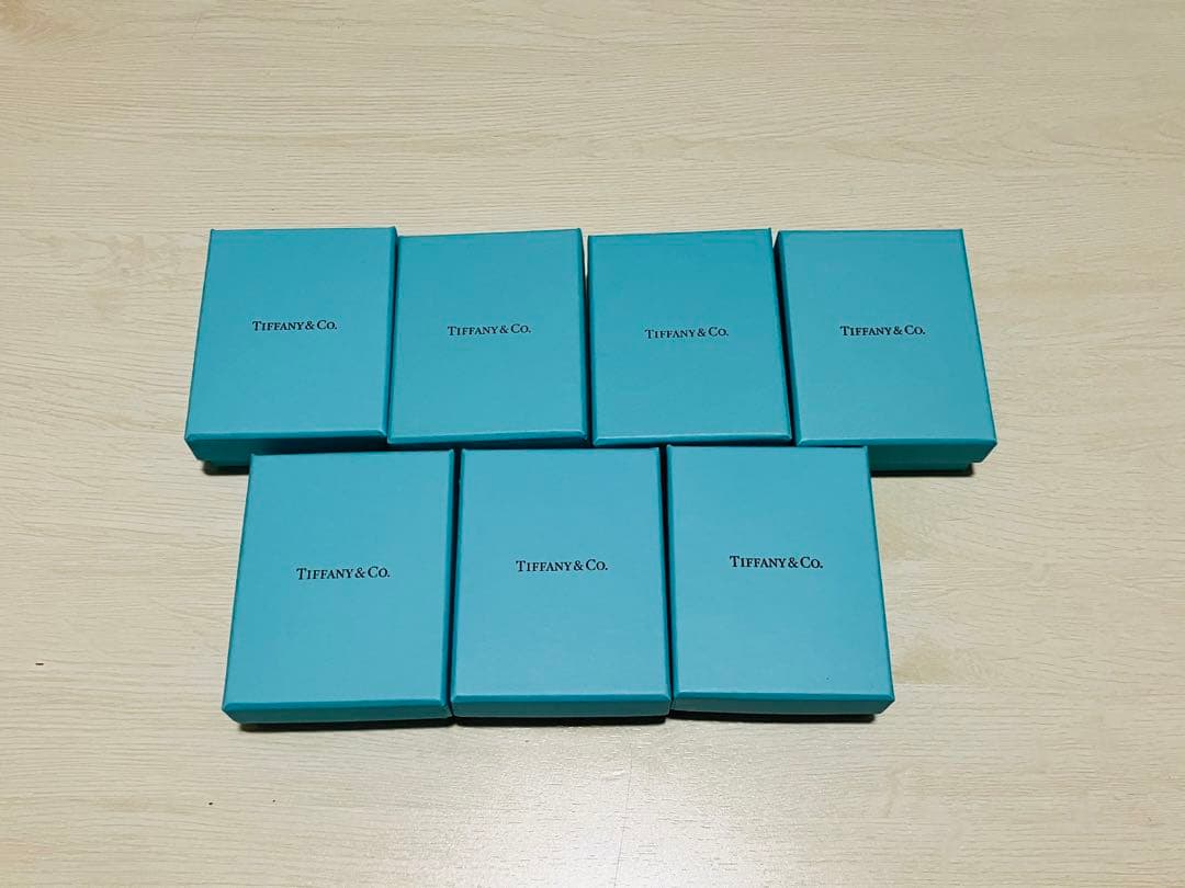 Tiffany & Co. アクセサリー空箱 ギフトボックス 7個セット 現行品