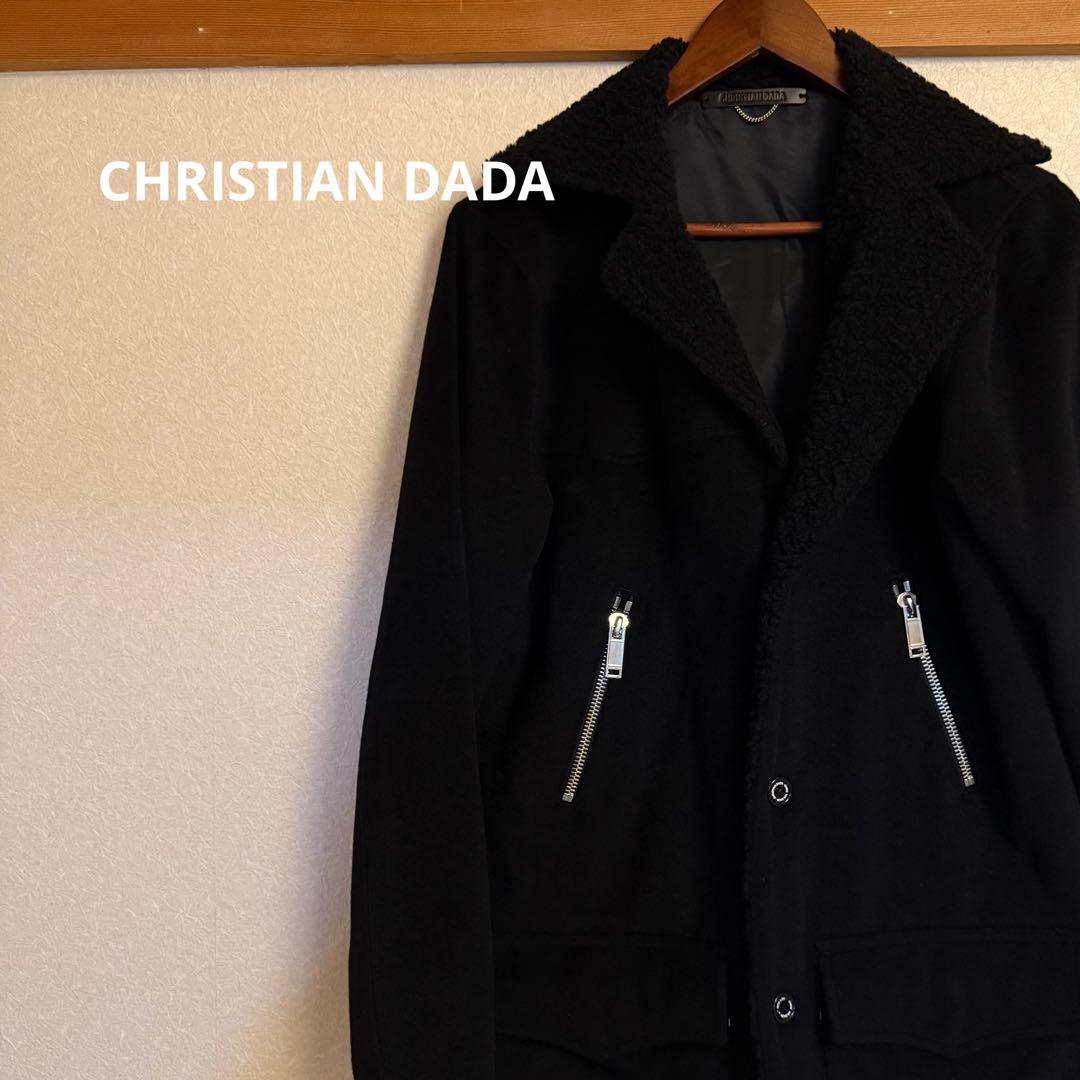 CHRISTIAN DADA アンゴラウールコート - メルカリ
