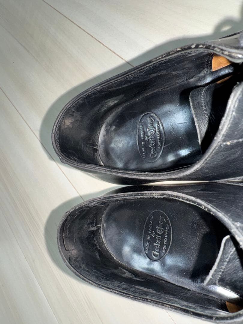 Crockett & Jones Audley 6.5D ストレートチップ