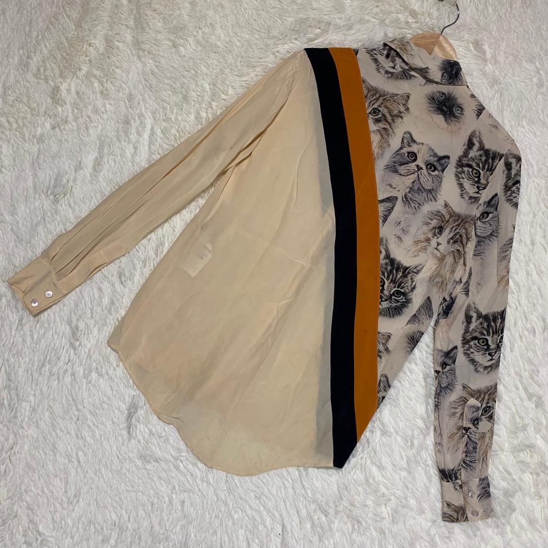 ステラマッカートニー』(36) シルク 長袖シャツ