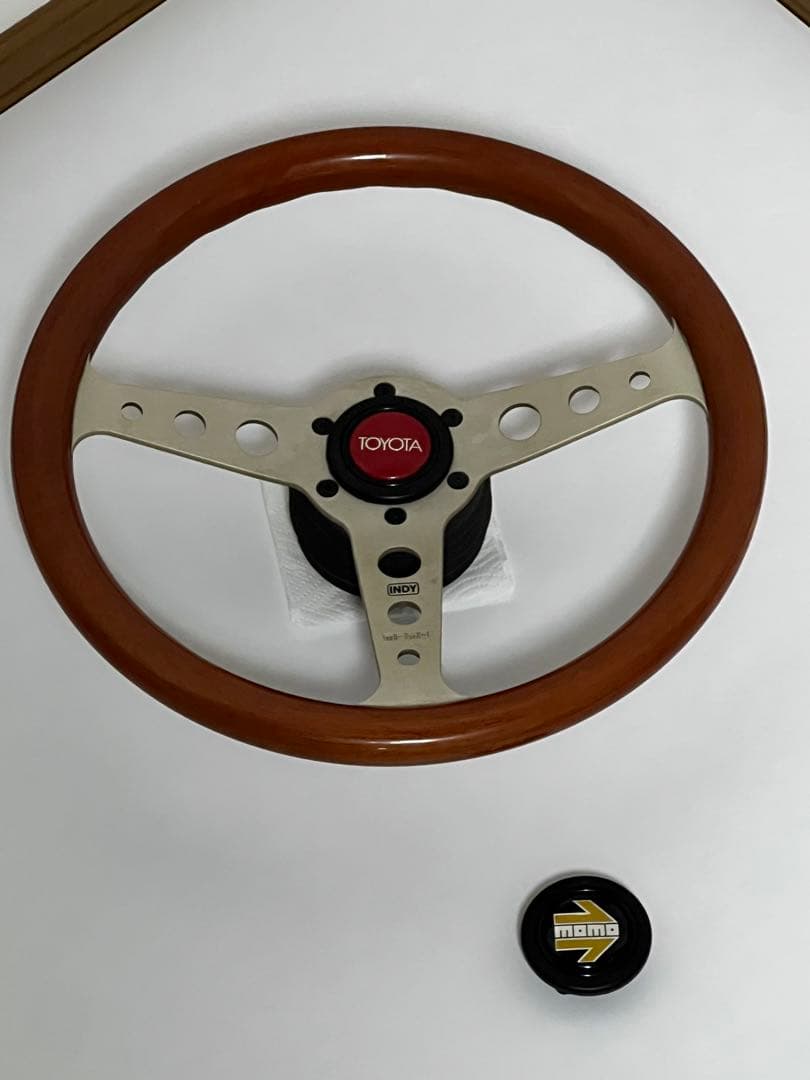 MOMO ステアリング　35π ウッドステアリング　モモステ MOMO（モモ） 正規品 ステアリング HERITAGE LINE INDY ヘリテージ