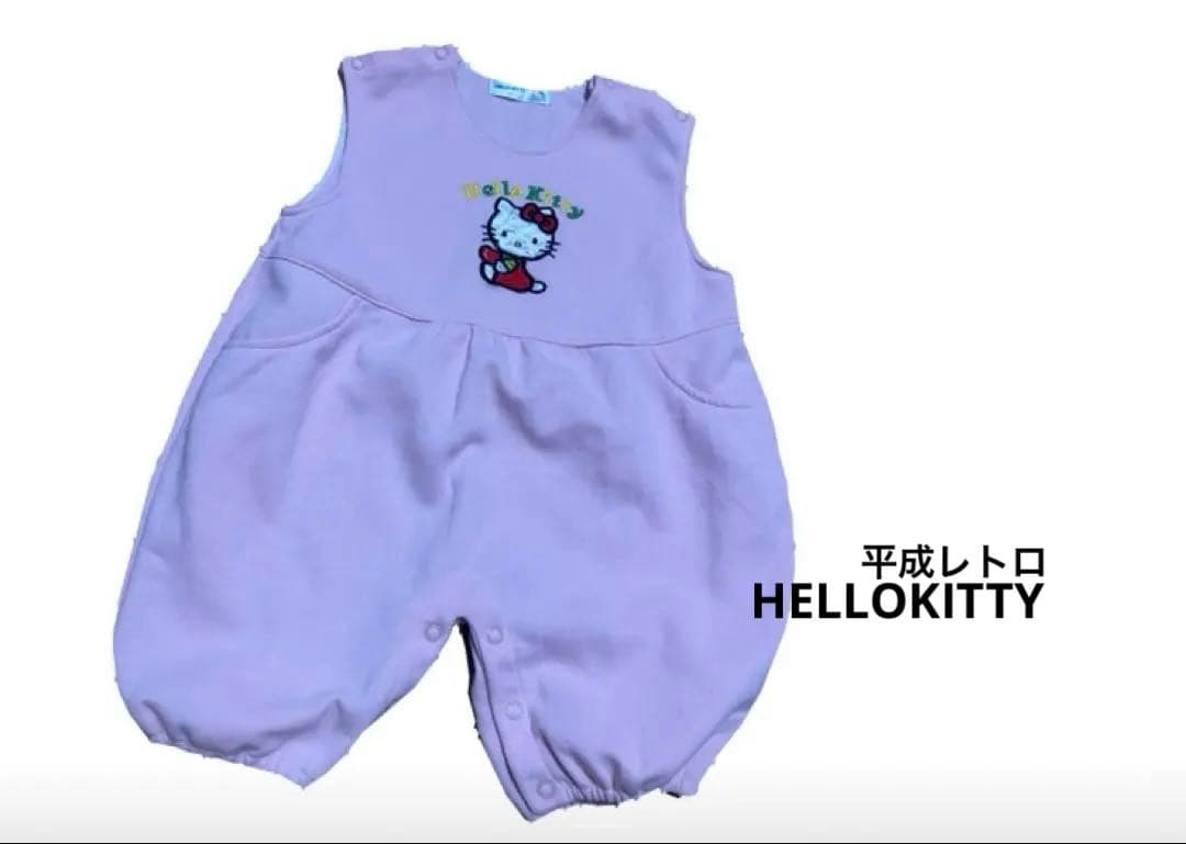 平成レトロ 】 キティちゃん ロンパース 90センチ ベビー レトロ