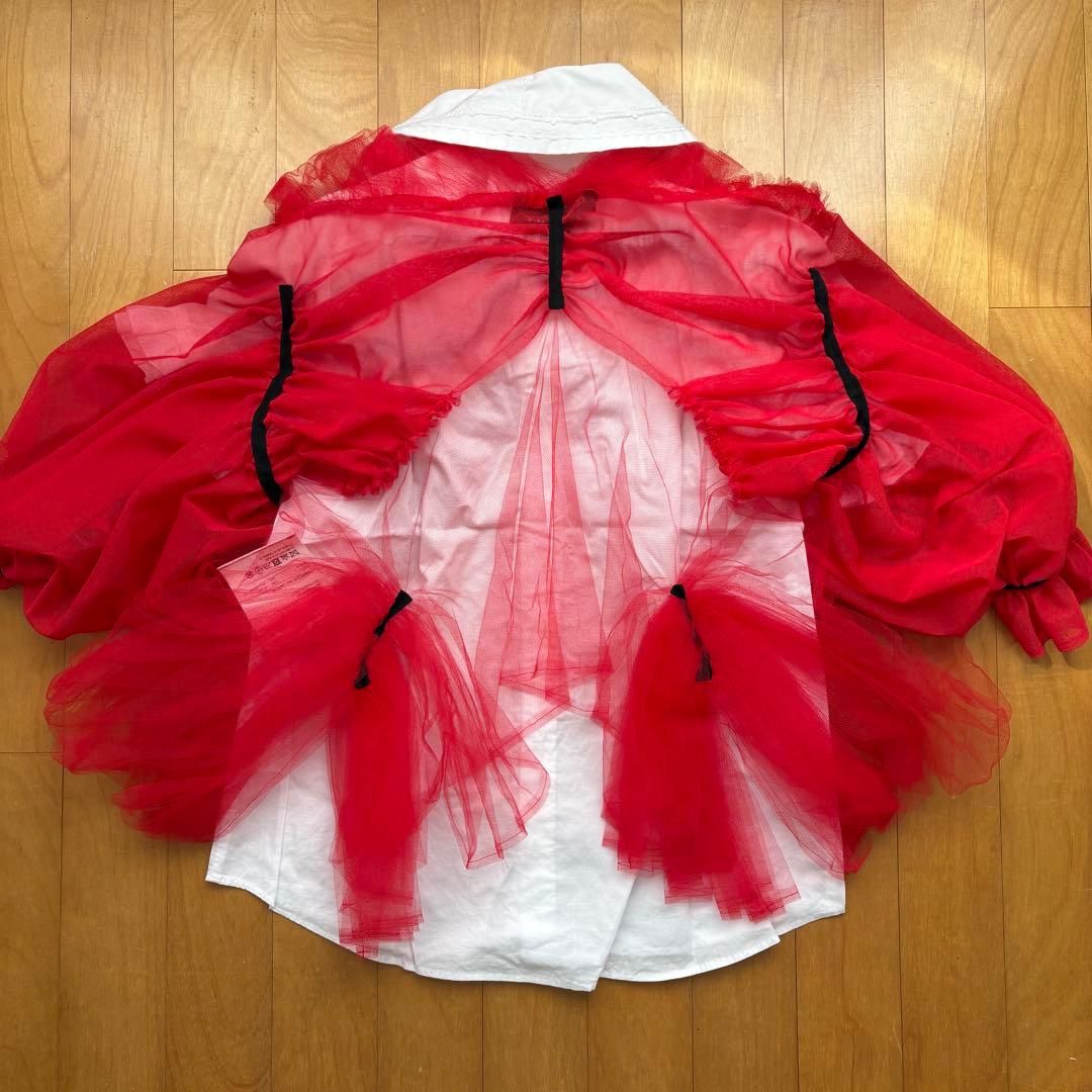 Tricot comme des garçons チュールトップス レッド S - メルカリ