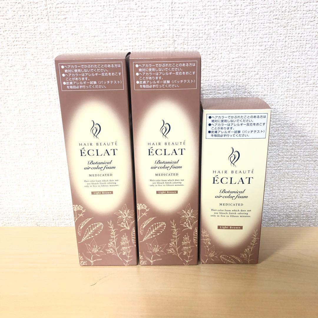 新品未使用 ヘアボーテ エクラ ボタニカルエアカラーフォームEX ライトブラウン ヘアボーテ エクラ ボタニカルエアカラーフォームEX ライトブラウン
