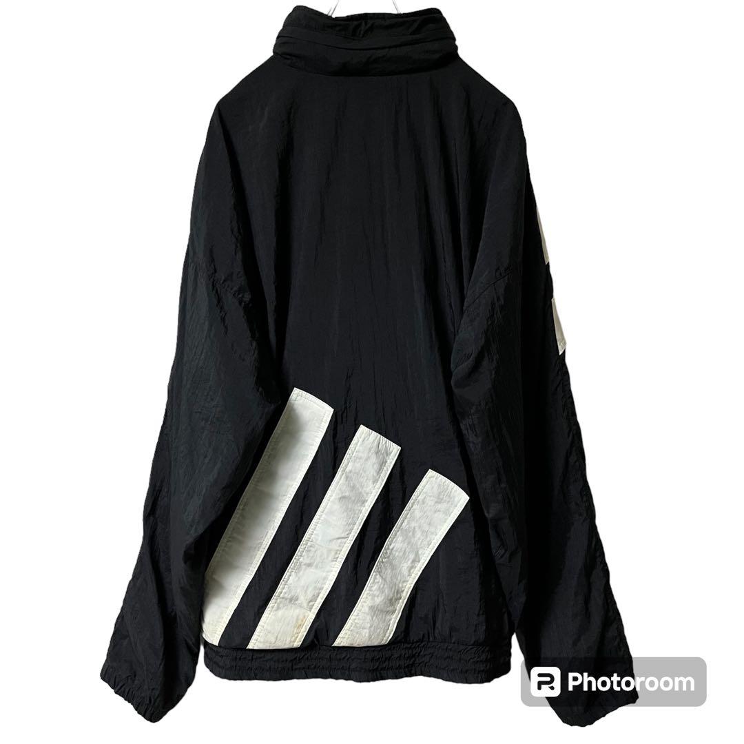 専用！90sアディダスadidasナイロンジャケビッグロゴ銀タグ万国旗タグ