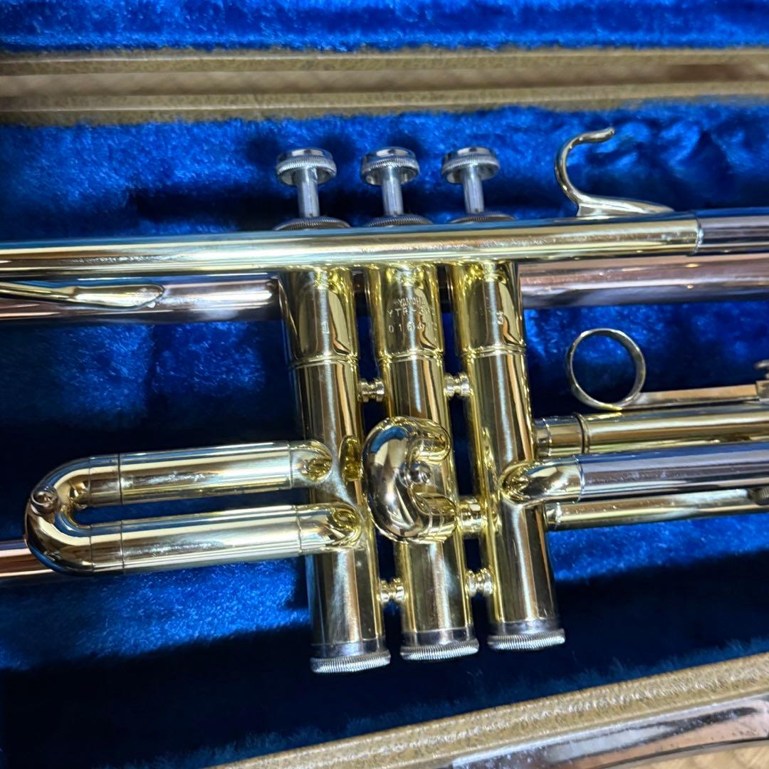 稀少赤ベル】YAMAHAトランペット YTR332／マウスピース／ハードケース