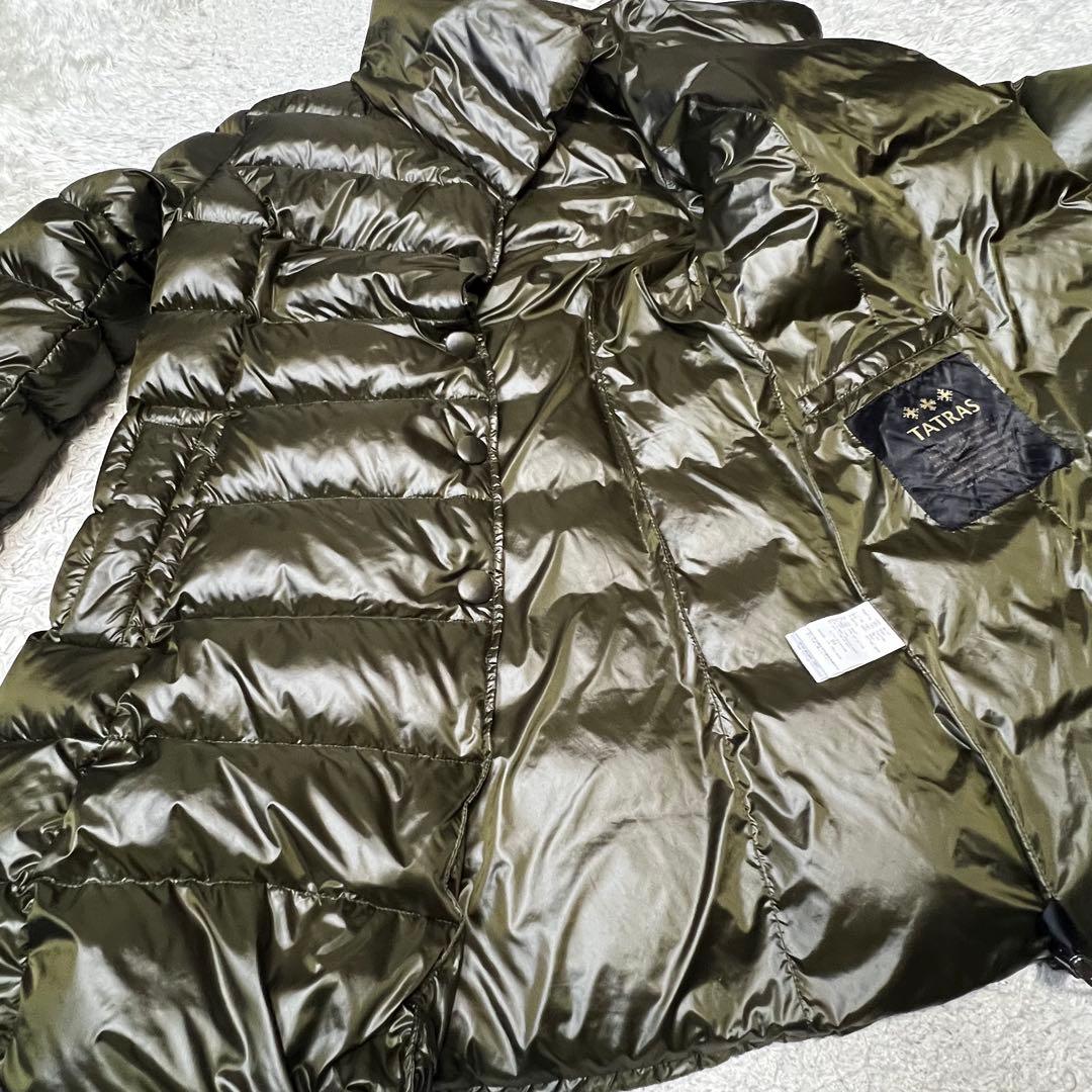 タトラス アマンダ ダウンコート ロング丈 オリーブ レディース サイズ